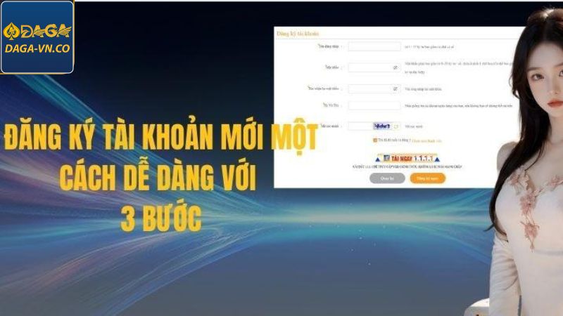 Đăng ký tài khoản cá cược chỉ với 3 bước đơn giản